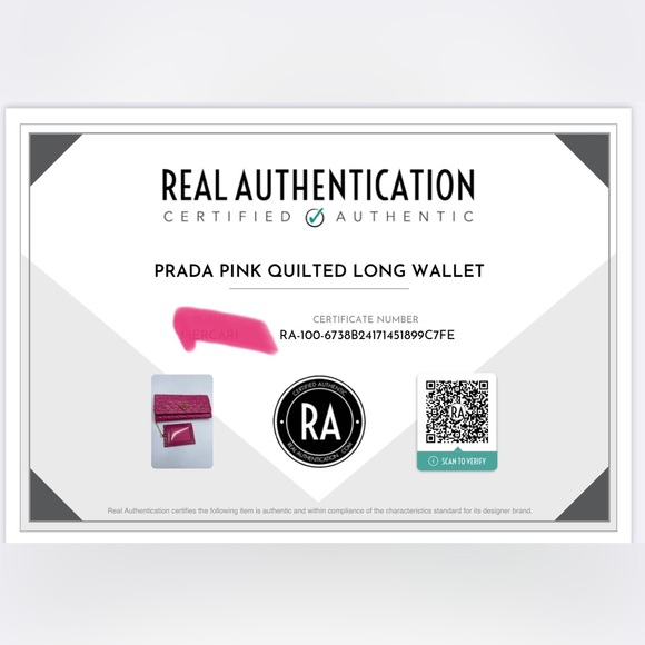 Prada COA Tare Quilted Wallet FULL INCLUSION - Picture 5 of 17